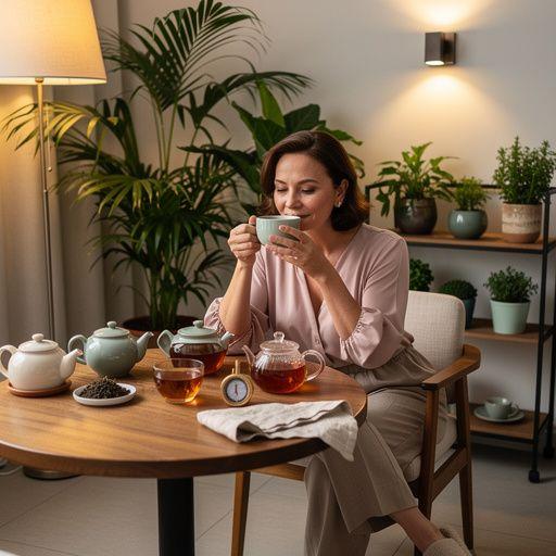 Šviežios vaistažolės ant balto fono, pabrėžiančios natūralumą ir sveikatingumą arbatos ruošimo procese.